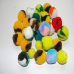 Yarn pom poms