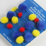 Acrylic pom poms